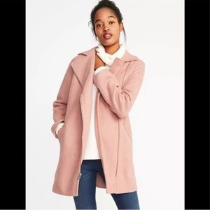 Old Navy Long Asymmetrical Zip Moto Jacket
